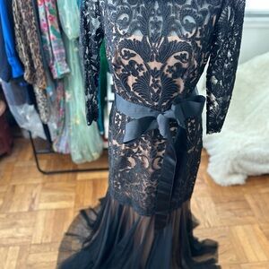 Tadashi Shoji Black Lace Dress